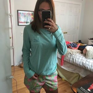 Blue vineyard vines long sleeve